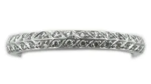 0.45ct Diamond Chevron Artisan Pave Band in Platinum