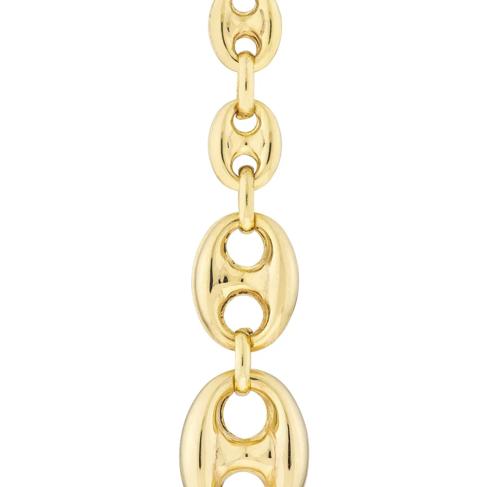 14k Yellow Gold Mariner Drop Earrings