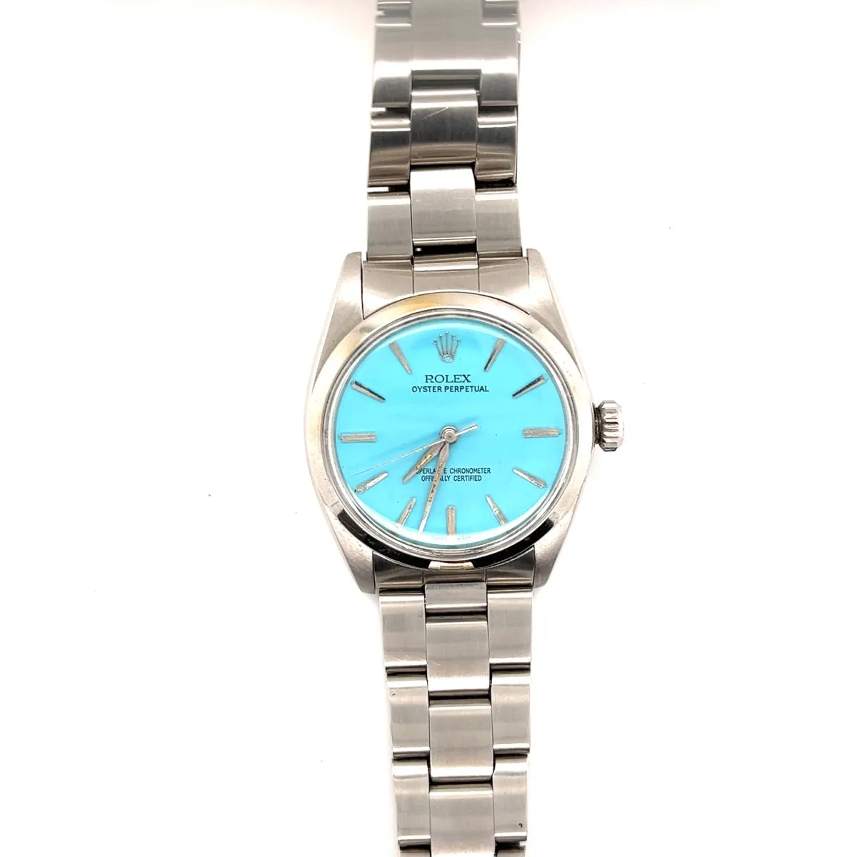 1957 Rolex Oyster Perpetual 34mm Turquoise