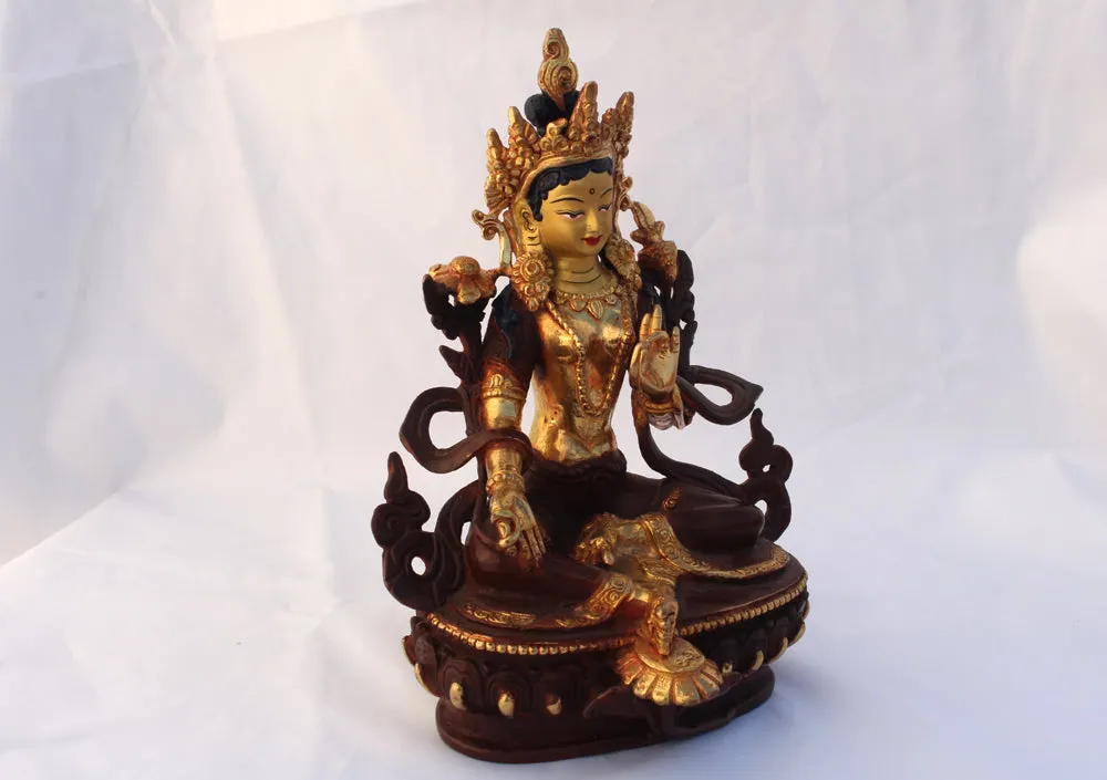 6 Inch High Green Tara Statue