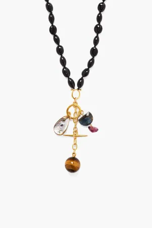 Alexandria Necklace Black Mix