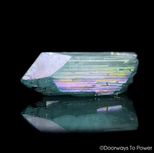 Aqua Aura Danburite Crystal & Synergy 12 Stone