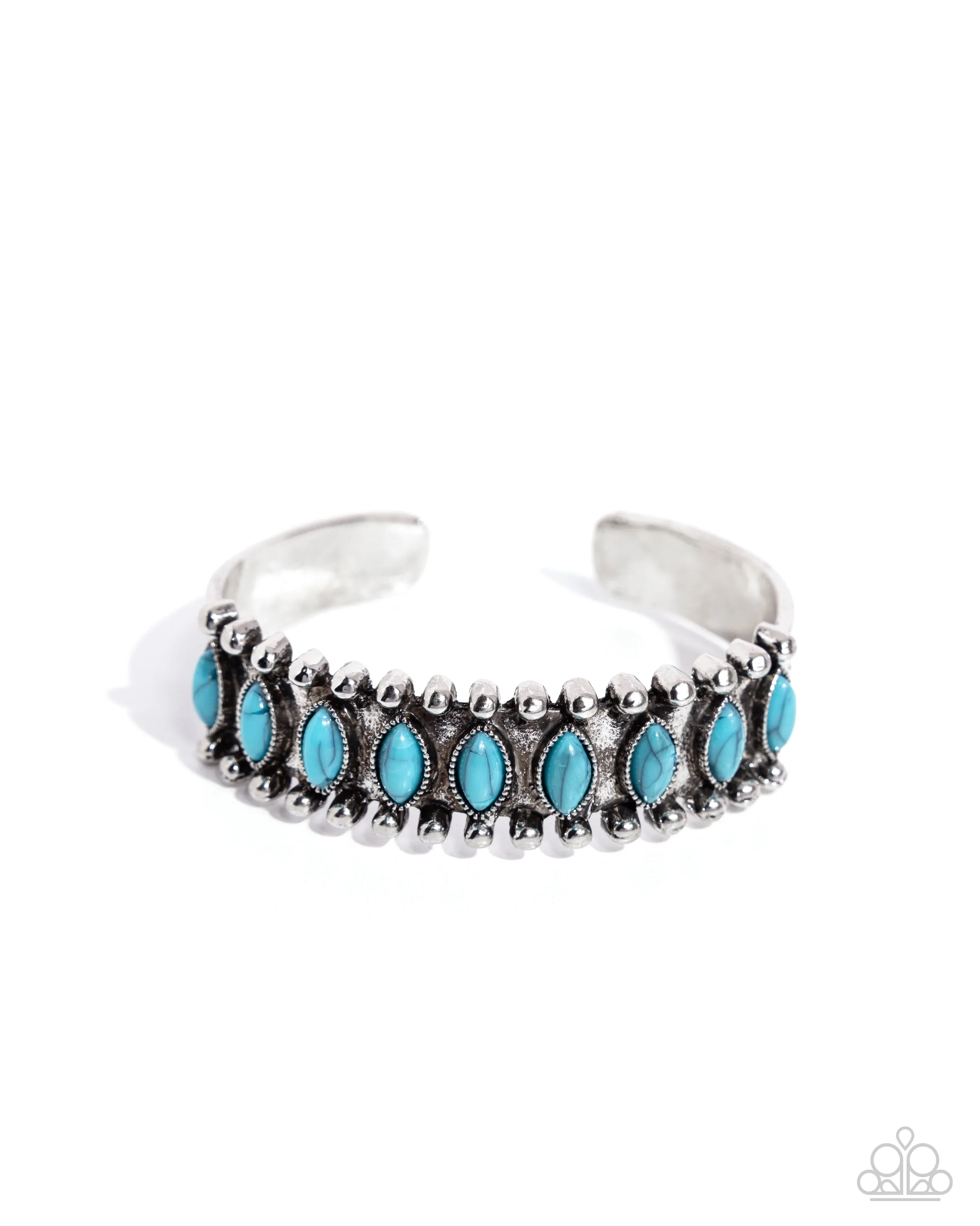 Beautiful Badlands - Blue Bracelet - Paparazzi Accessories