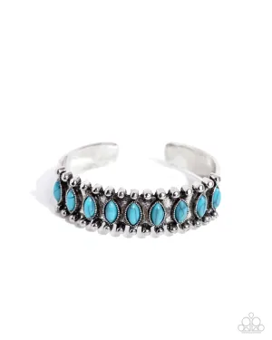 Beautiful Badlands - Blue Bracelet - Paparazzi Accessories