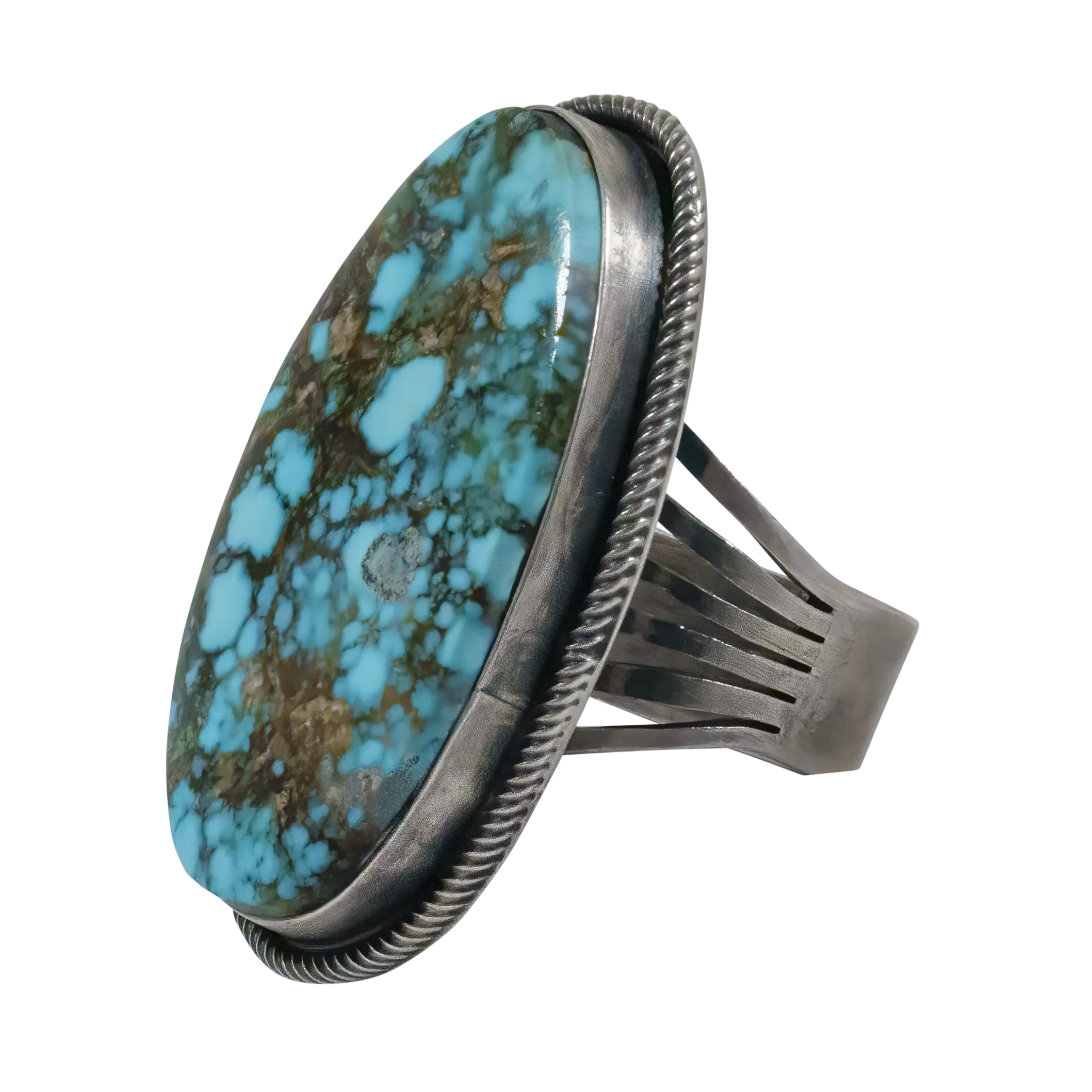 Birdseye Kingman Turquoise Ring | Richard Jim