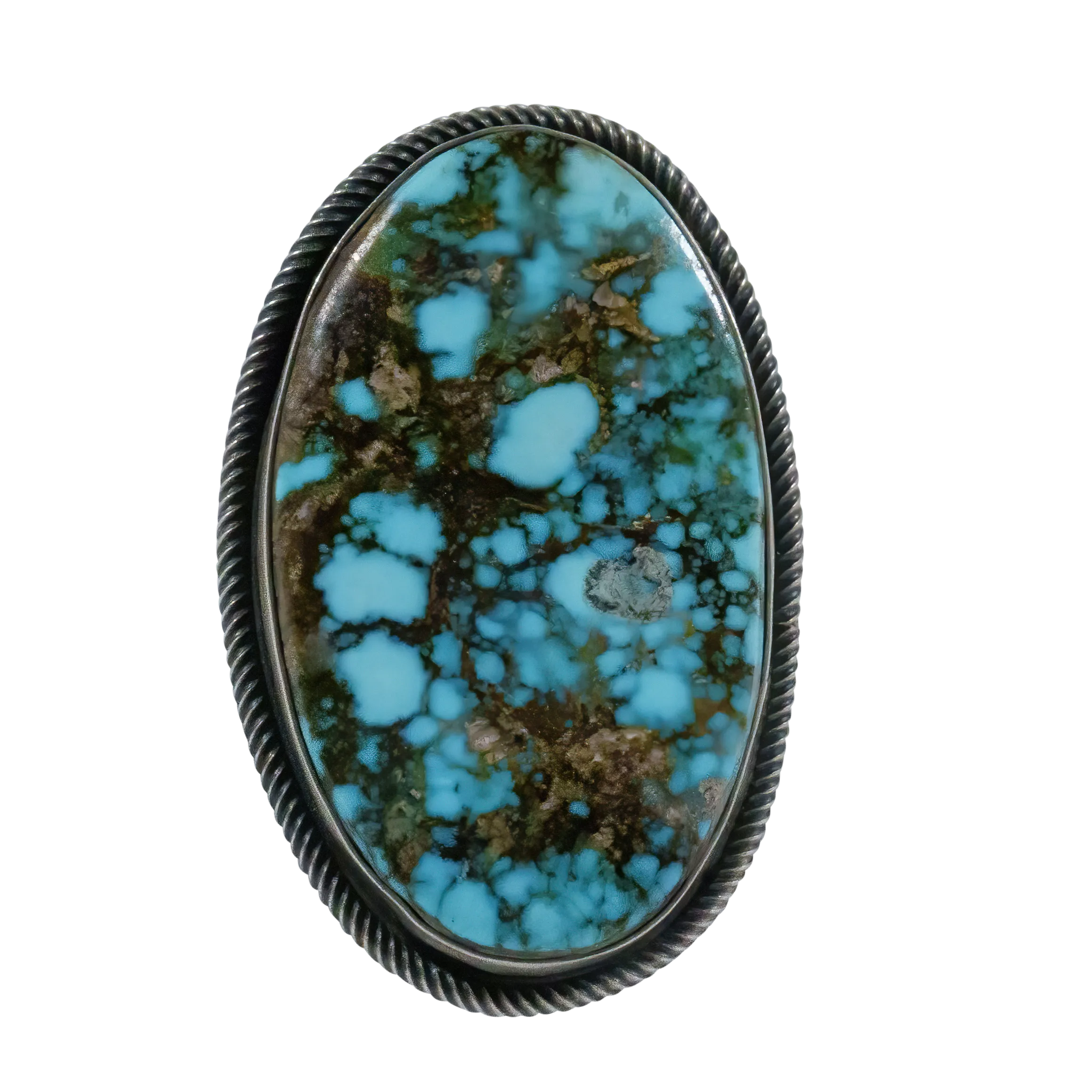 Birdseye Kingman Turquoise Ring | Richard Jim