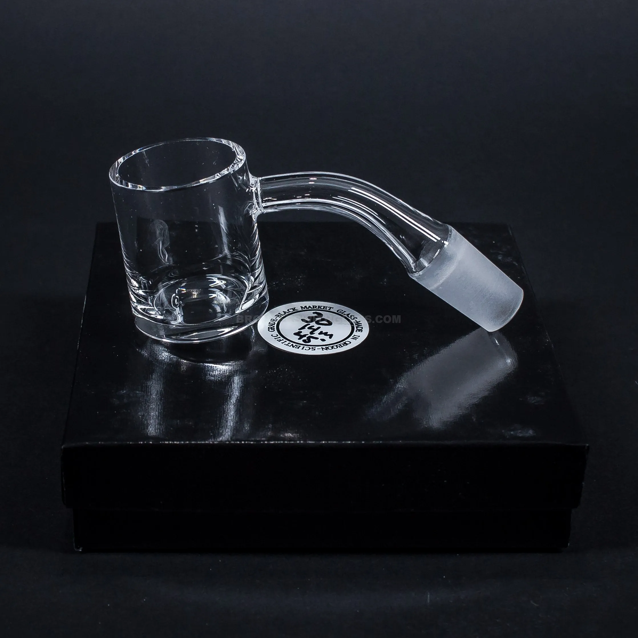 Black Market Glass 24mm 45 Degree Flat Top Quartz Banger