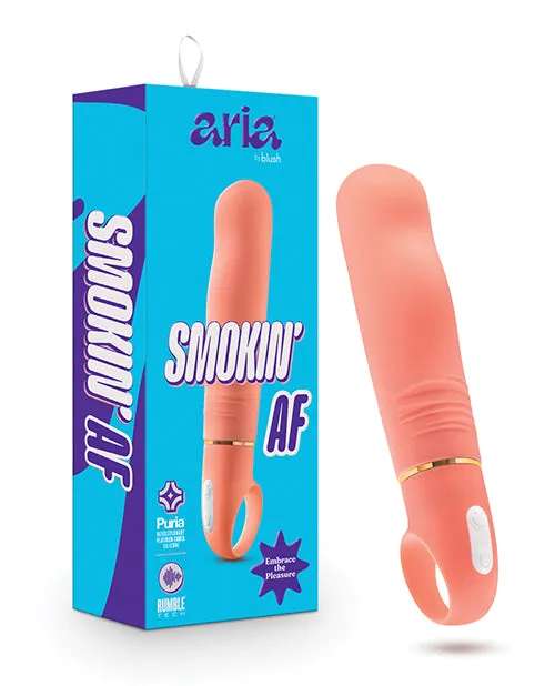 Blush Aria Smokin' AF Loop Handle Vibe - Coral