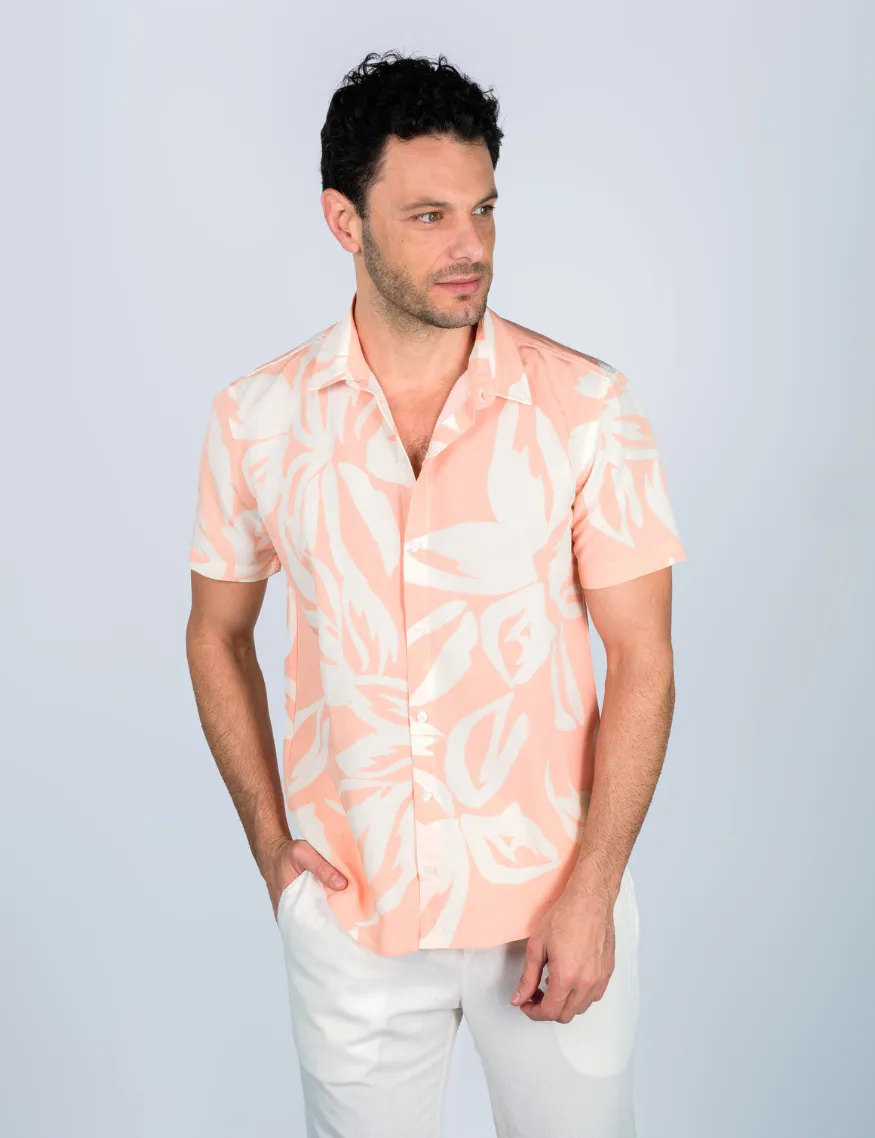 Camisa MC Estampada Floral