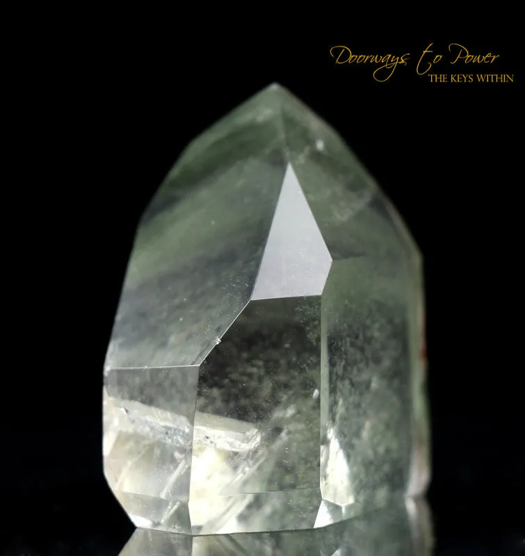 Clear Phantom Manifestation Quartz Crystal Point