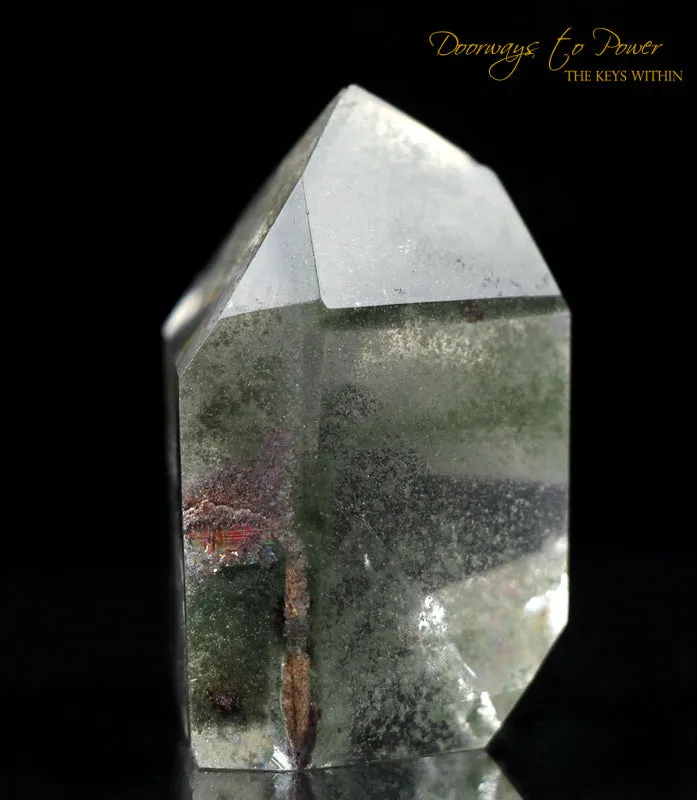 Clear Phantom Manifestation Quartz Crystal Point