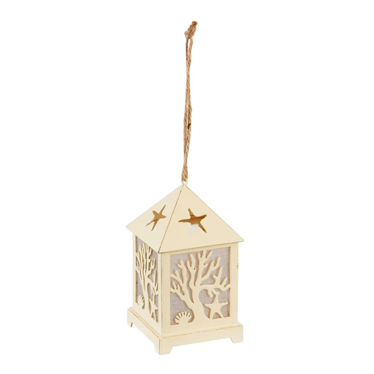 Coastal LED Lantern Ornaments