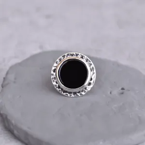 Coin Treasury - Black Onyx Ring