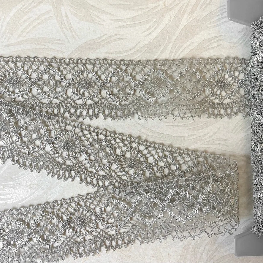 Cotton Metallic Lace