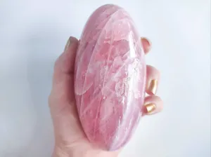 Dark Pink Rose Quartz Crystal Lingam