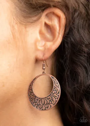 Earrings Secret Groves - Copper E243