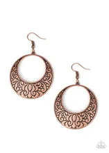 Earrings Secret Groves - Copper E243