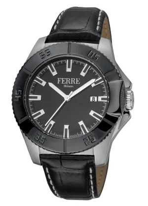 Ferre Milano Men's Uomo Carlo 45mm Quartz Watch FM1G085L0041