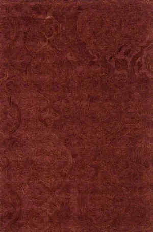 Filigree FI-01 Rust Rug