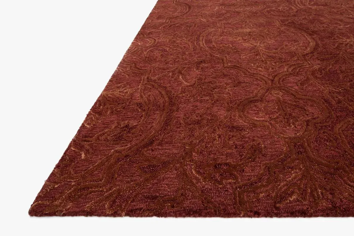 Filigree FI-01 Rust Rug