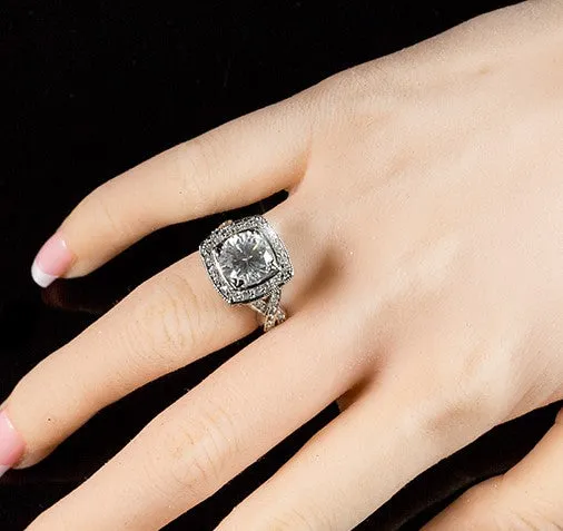 Giovanna Vintage Filigree Engagement Ring | 9ct