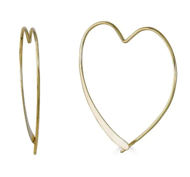 Golden Heart Earrings