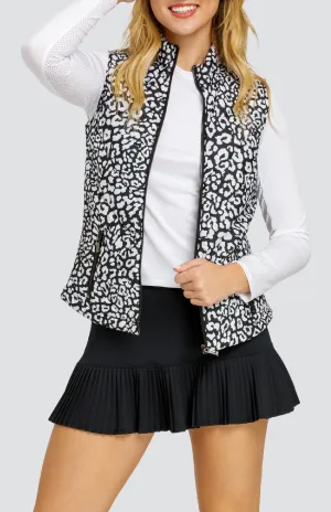 Harlow Vest - Onyx Leopard