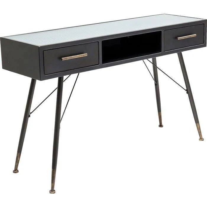 La Gomera Black Metal/Glass Console