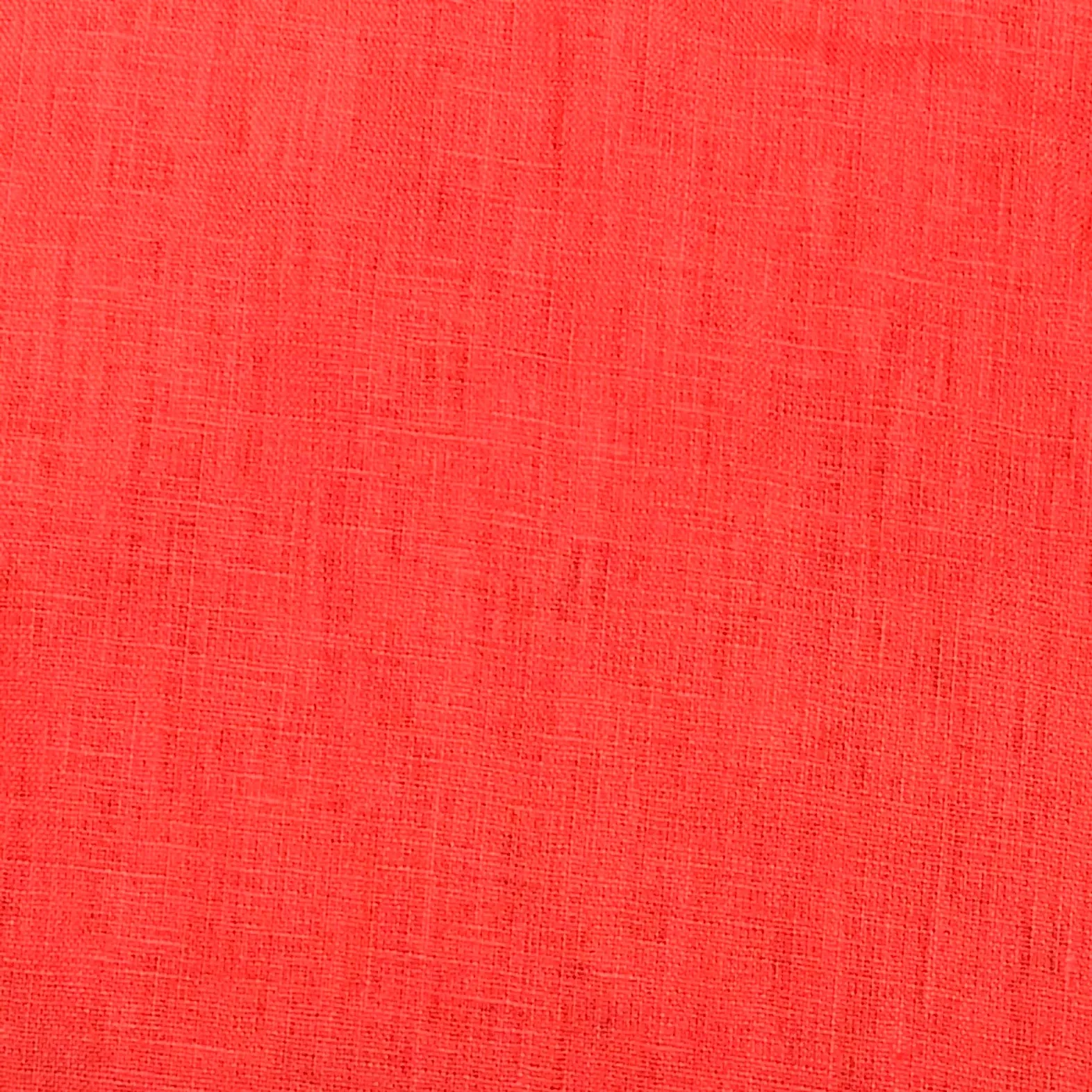 Linen - Hot Coral