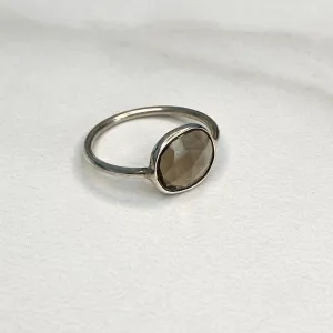 LORI Smoky Quartz Sterling Silver Ring