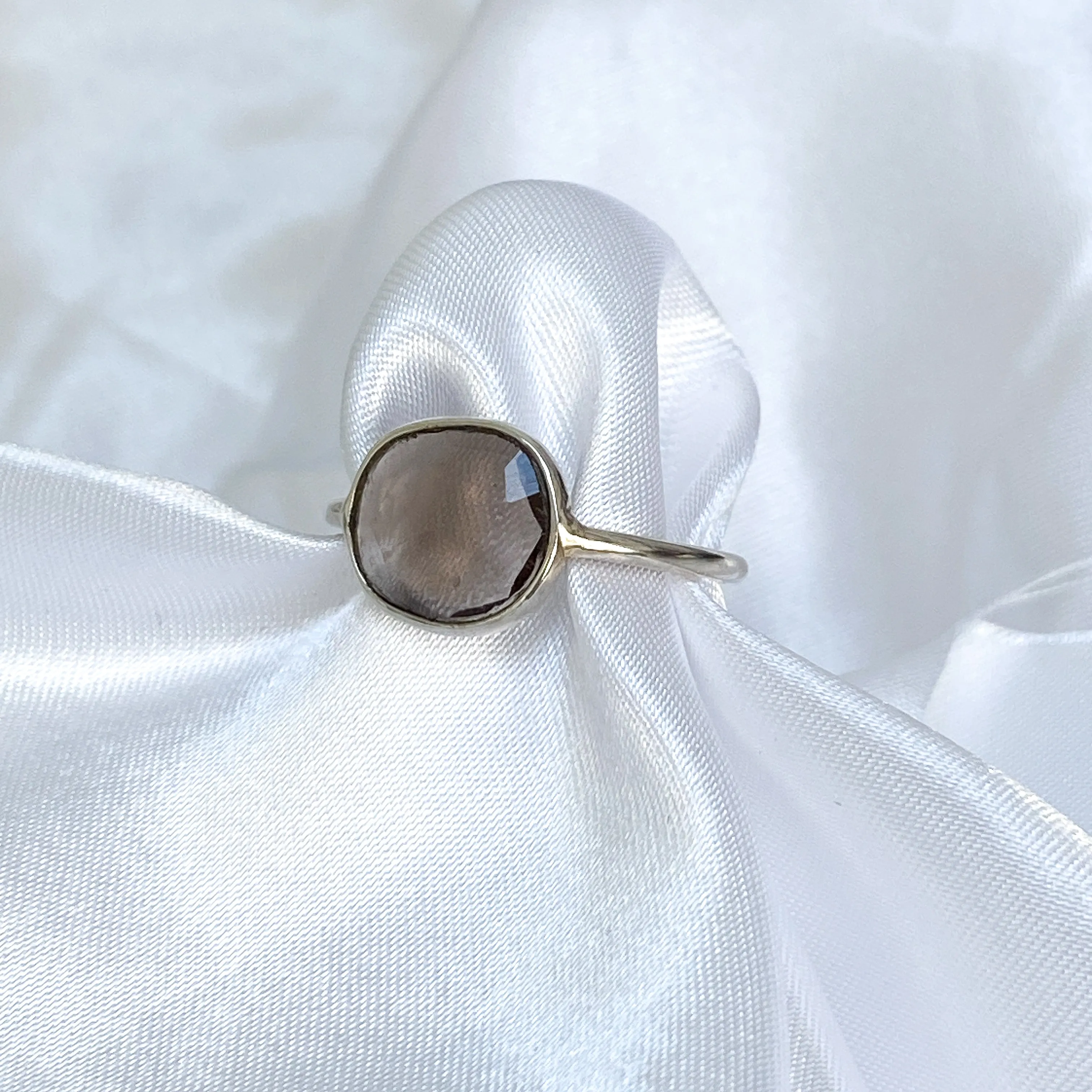 LORI Smoky Quartz Sterling Silver Ring