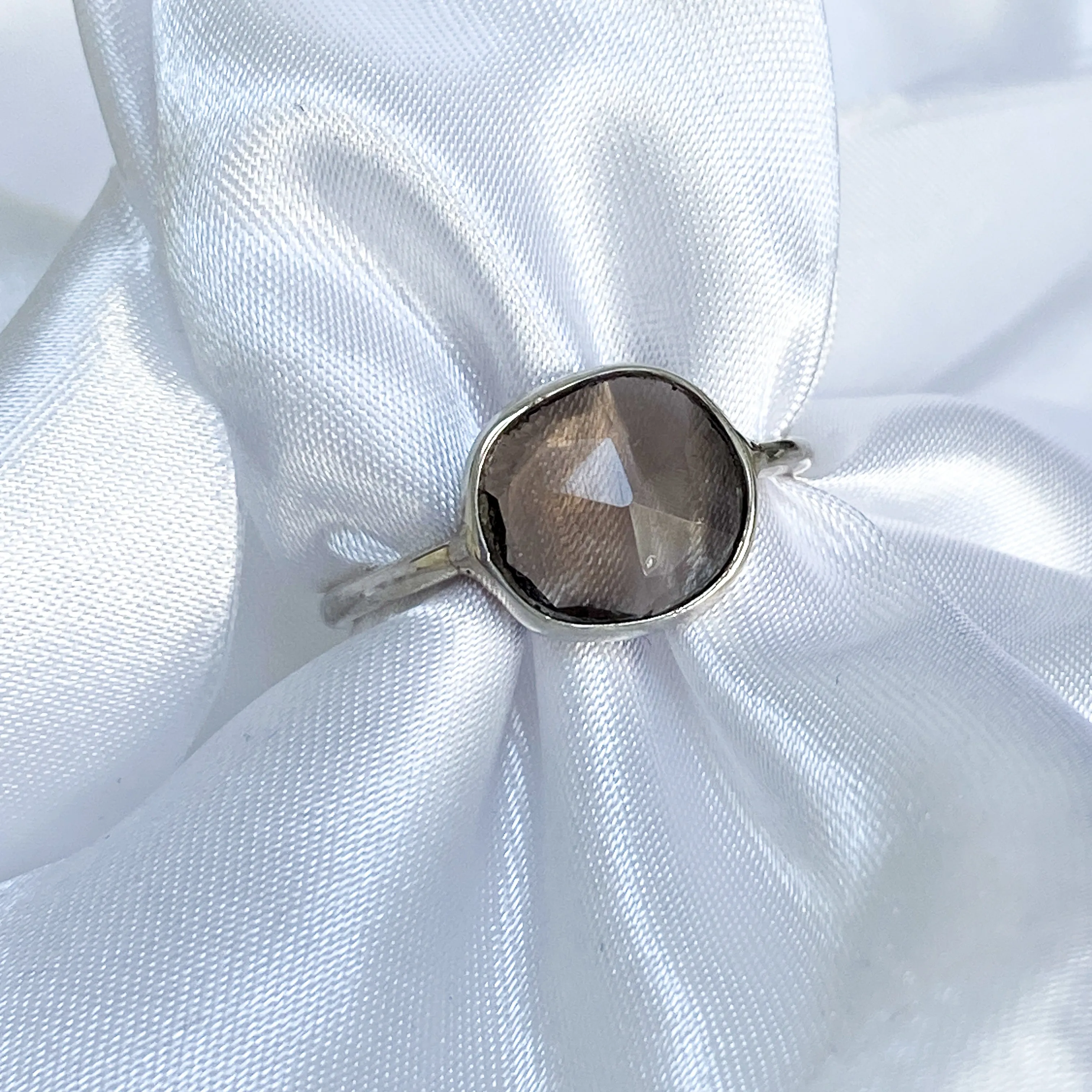 LORI Smoky Quartz Sterling Silver Ring