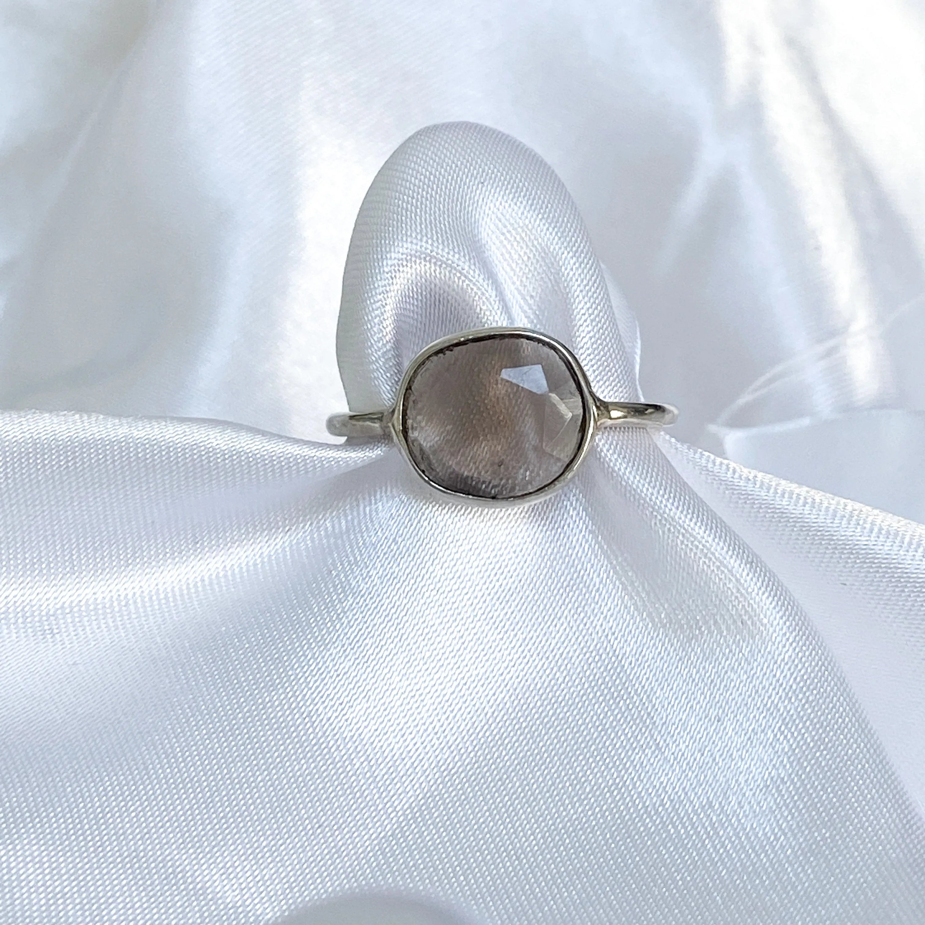 LORI Smoky Quartz Sterling Silver Ring