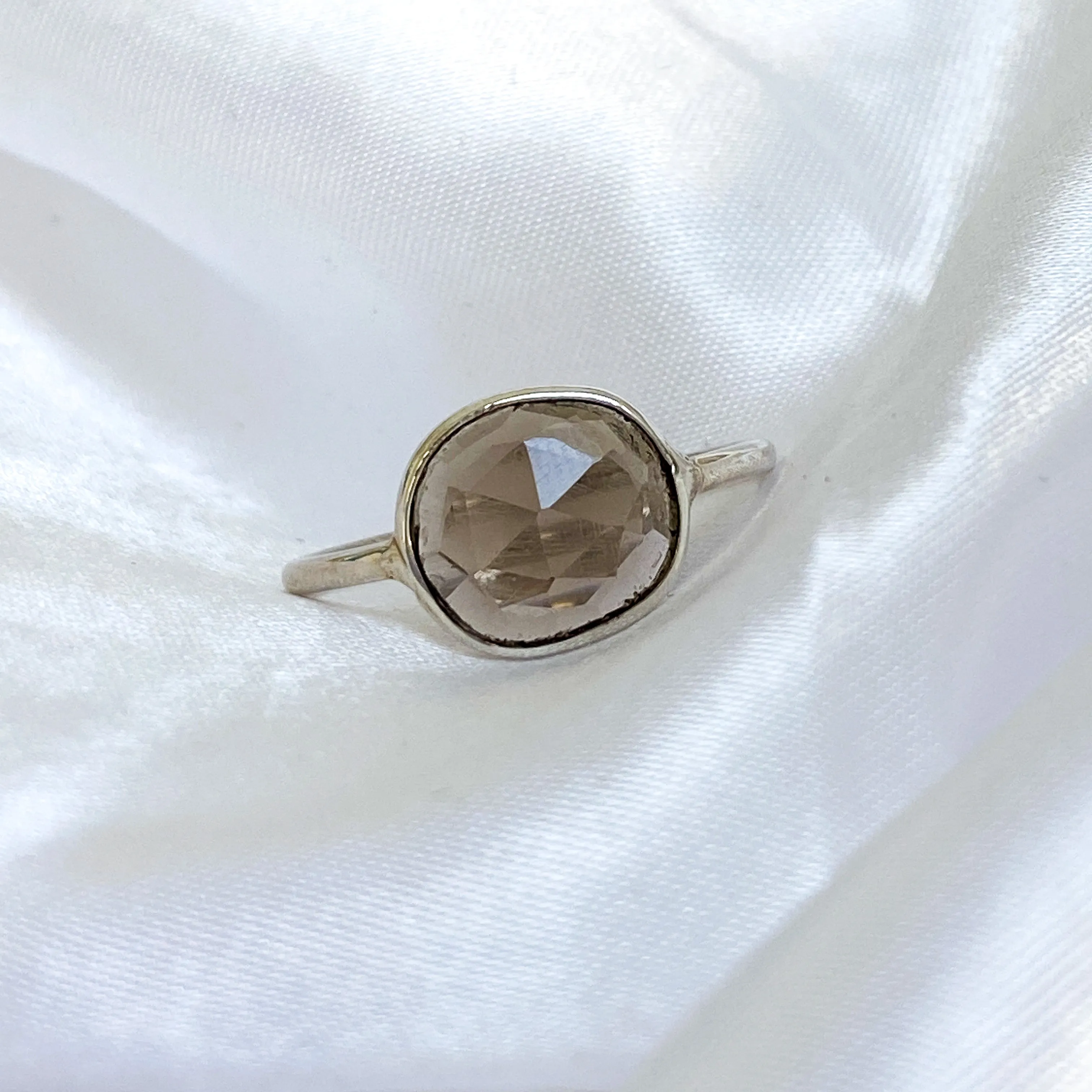 LORI Smoky Quartz Sterling Silver Ring