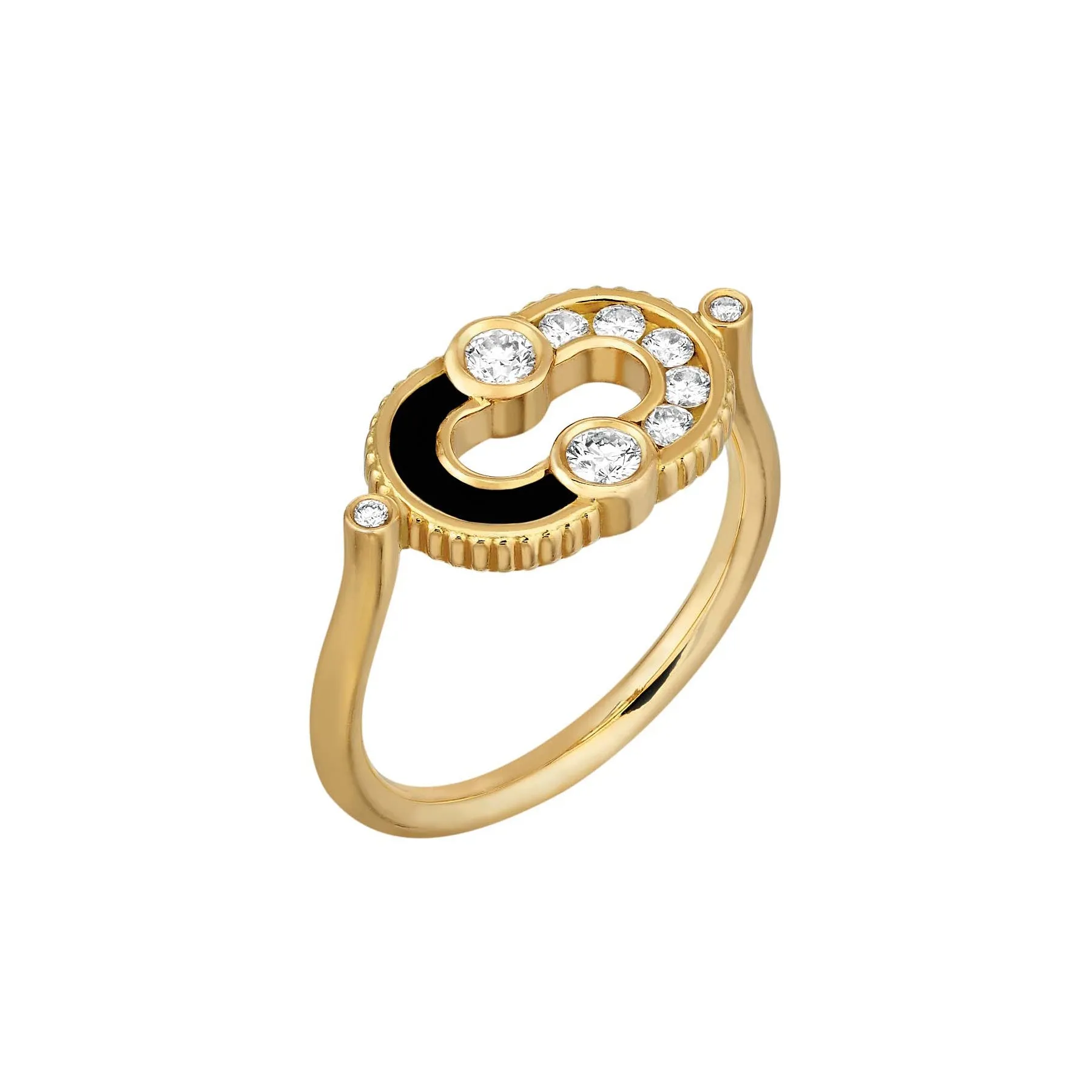 Magentic Semi Ring Onyx