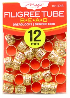 MAGIC COLLECTION - FILIGREE TUBE BEAD - GOLD