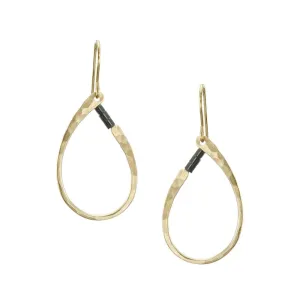 Marjorie Baer Black Onyx Loop Earrings