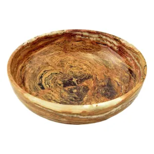 Multi Brown Onyx 8-inch Decorative Bowl