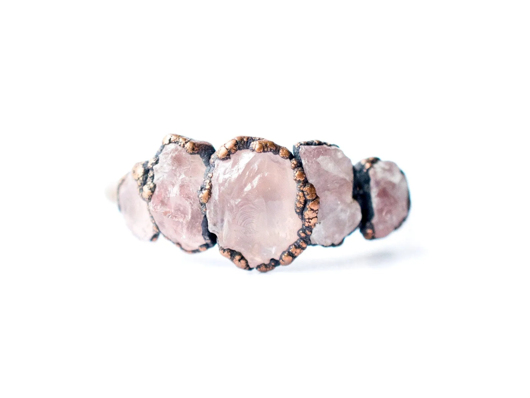 Multi Stone Ring | Raw crystal ring