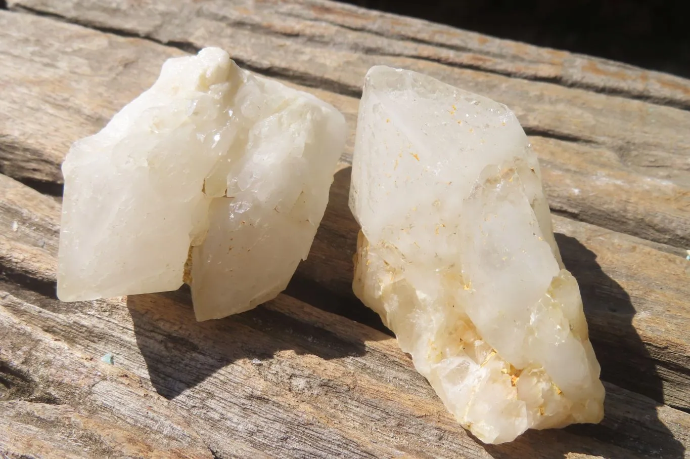 Natural Candle Quartz Clusters x 13 From Antsirabe, Madagascar