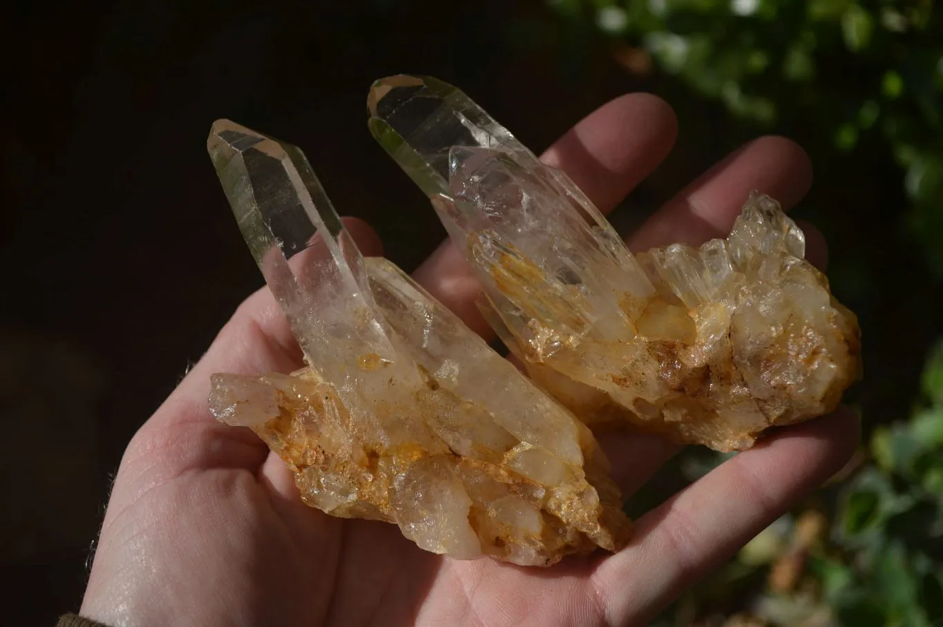 Natural Clear Quartz Crystals x 12 From Mpika, Zambia