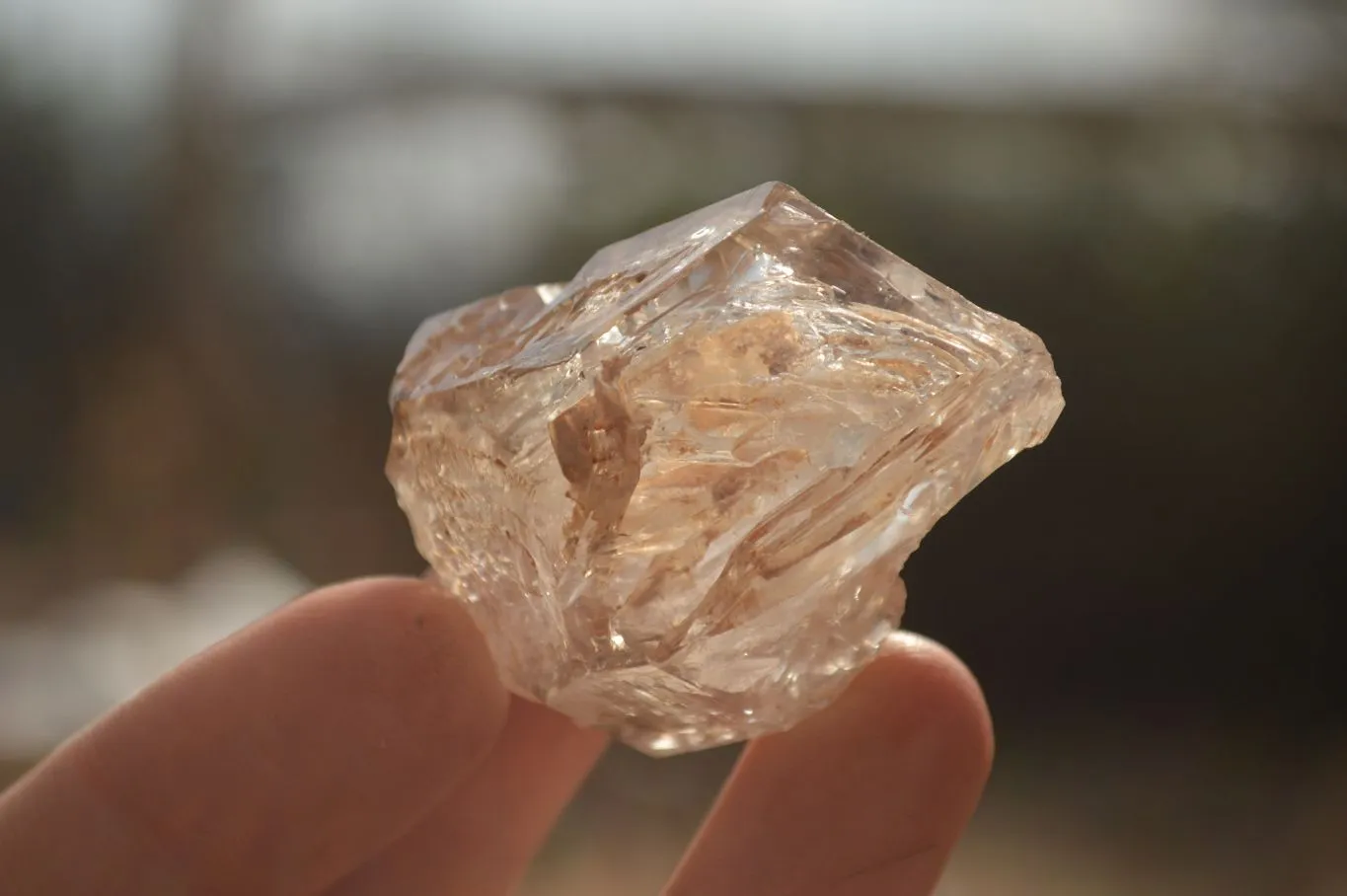 Natural Gorgeous Clear / Smokey Window Brandberg Quartz Crystals x 12 From Brandberg, Namibia