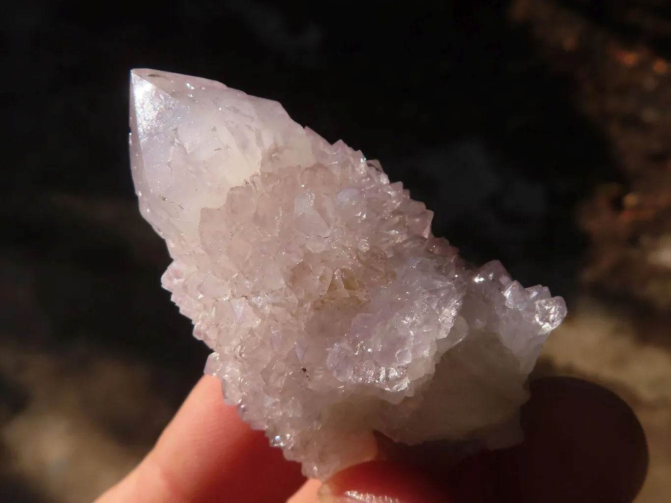 Natural Lilac Spirit Amethyst Quartz Clusters x 20 From Boekenhouthoek, South Africa