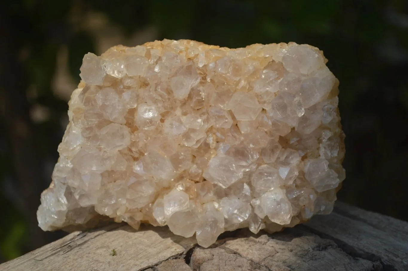 Natural Limonite Quartz Clusters x 3 From Zambia