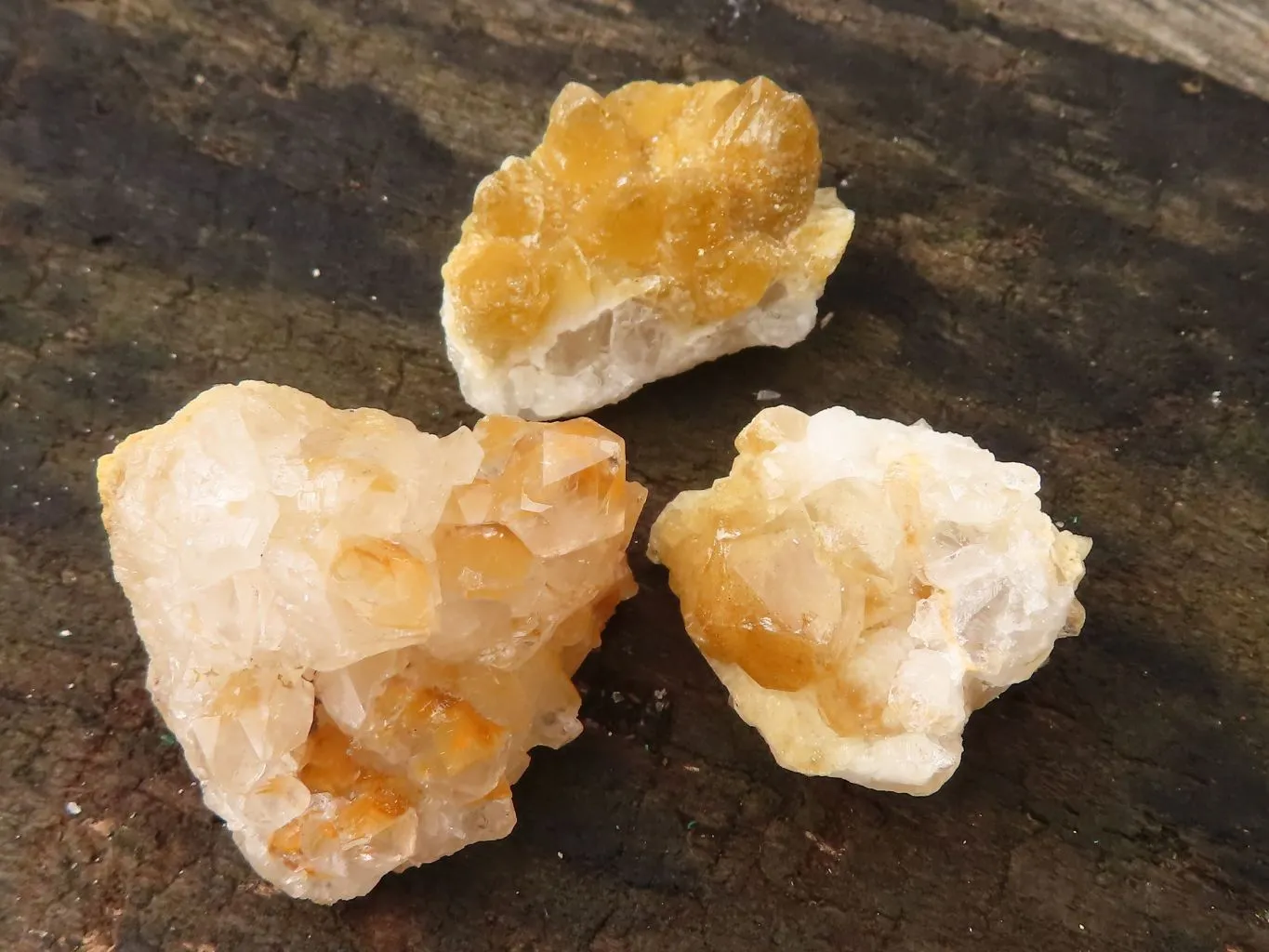 Natural Small Limonite Quartz Clusters x 70 From Solwezi, Zambia