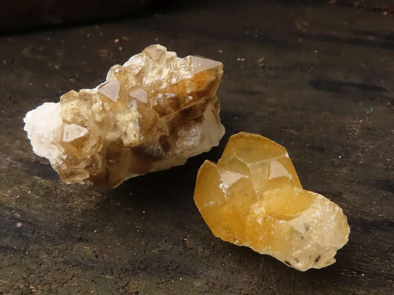 Natural Small Limonite Quartz Clusters x 70 From Solwezi, Zambia