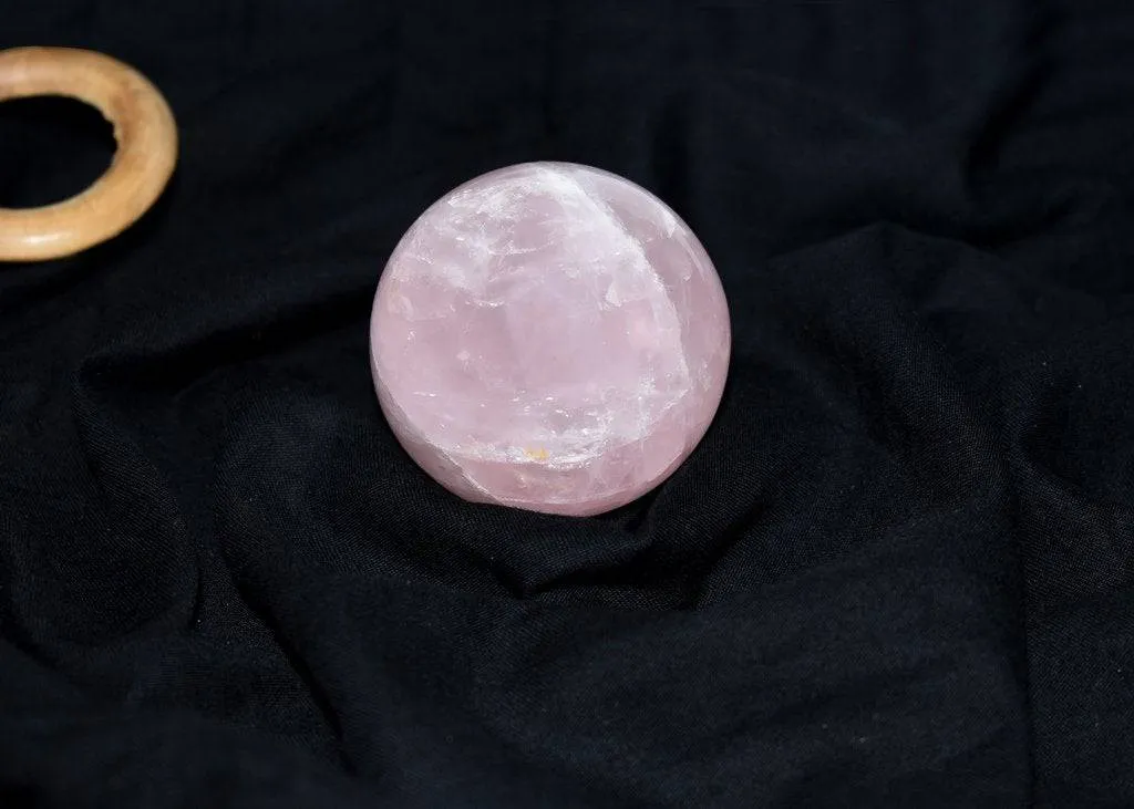 Original Rose Quartz Healing Ball - Pink