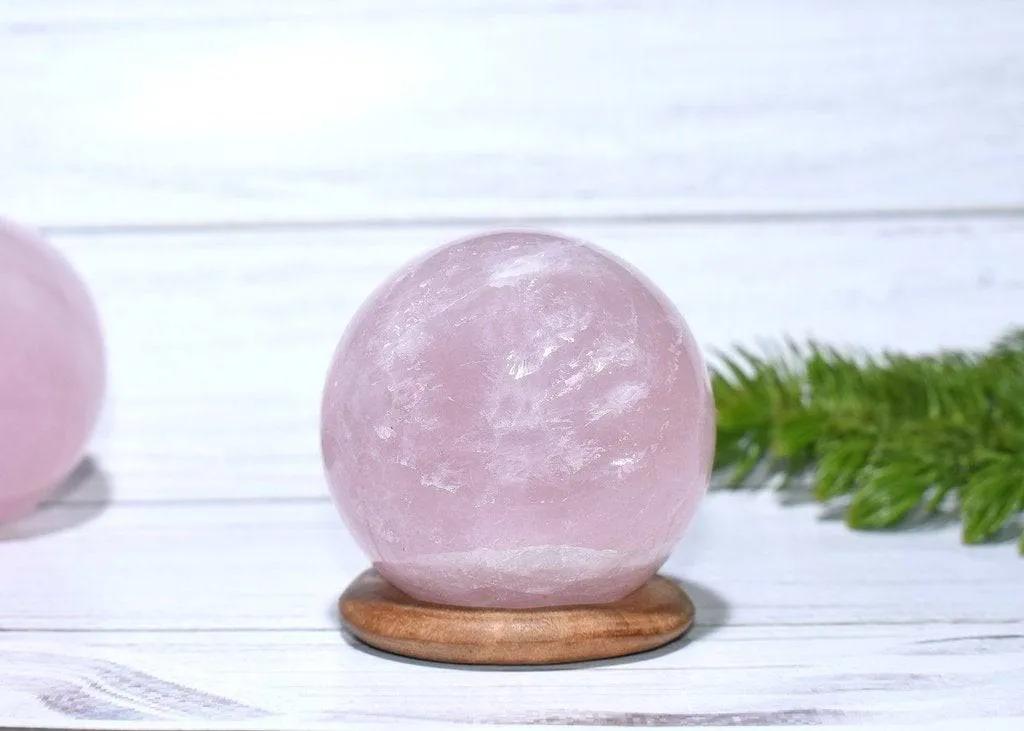 Original Rose Quartz Healing Ball - Pink