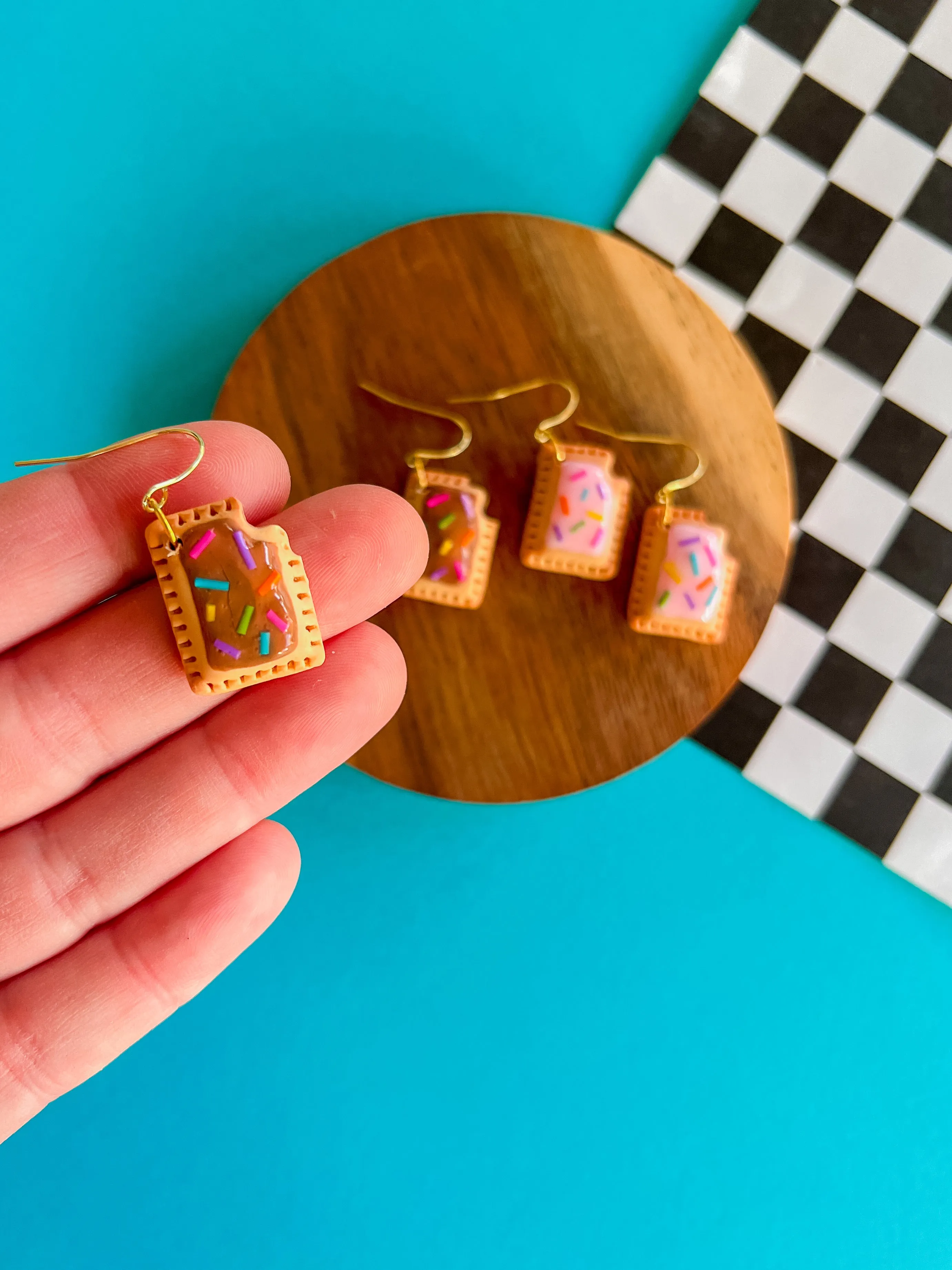 Patricia Pop Tart Earrings - Clay Earrings