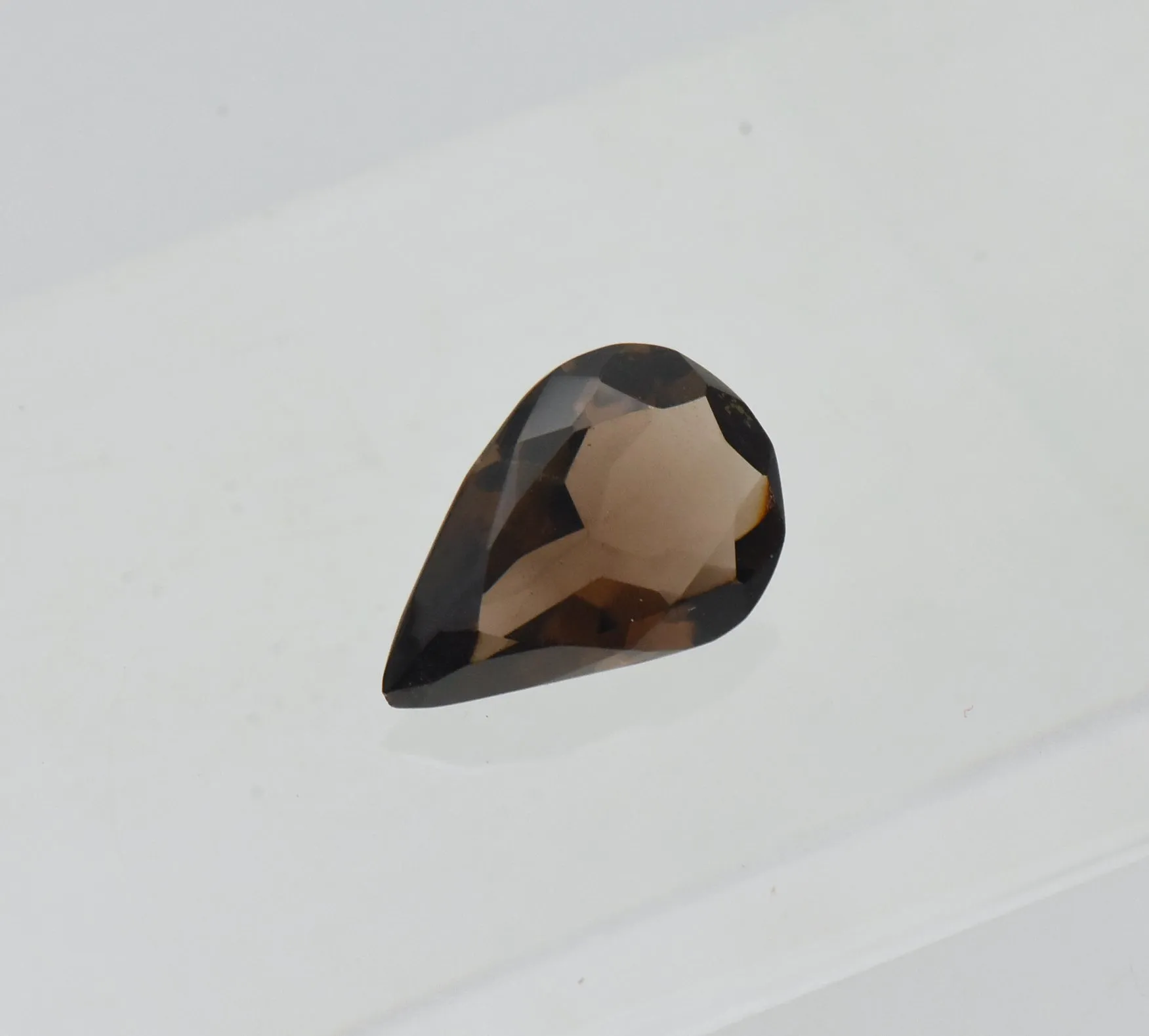 Pear Cut Smoky Quartz Loose Gemstone - 4ct